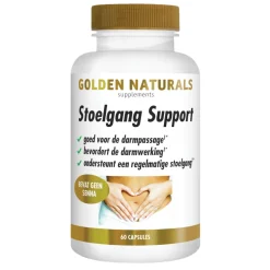 Golden Naturals Stoelgang Support 60 vegacapsules