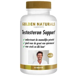 Golden Naturals Testosteron Support Vegan 60 tabletten