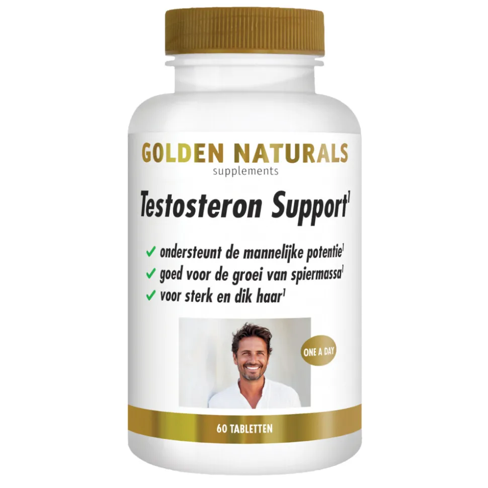 Golden Naturals Testosteron Support Vegan 60 tabletten