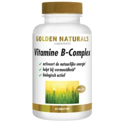Golden Naturals Vitamine B-complex Vegan 60 tabletten