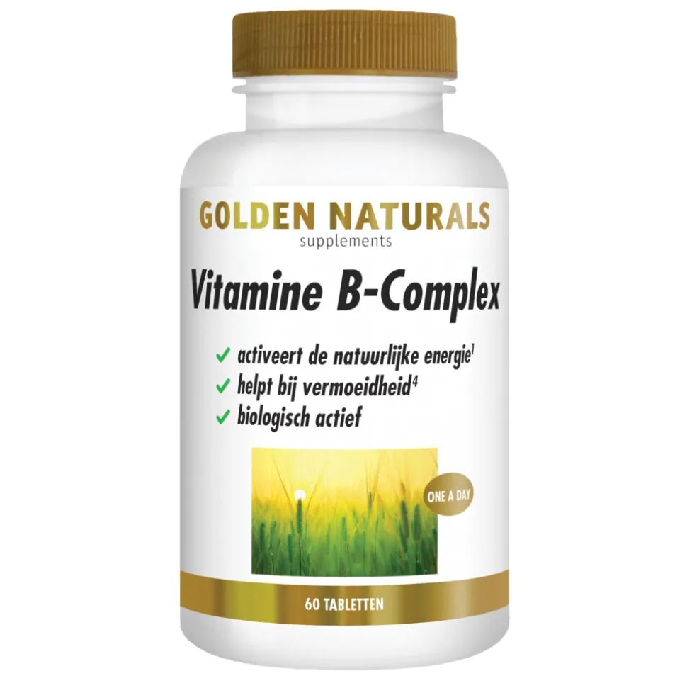 Golden Naturals Vitamine B-complex Vegan 60 tabletten