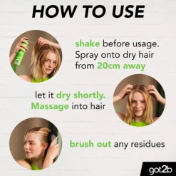 Got2b Droogshampoo Fresh & Fabulous 200 ml