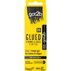 Got2b Glued 4 Brows & Edges Gel Black 16 ml
