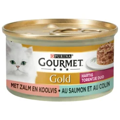Gourmet Gold Blik Hartig Torentje Zalm 85 gr