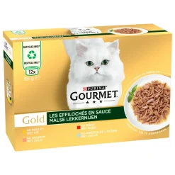 Gourmet Gold Blik Malse Lekkernijen Multipack 12 x 85 gr