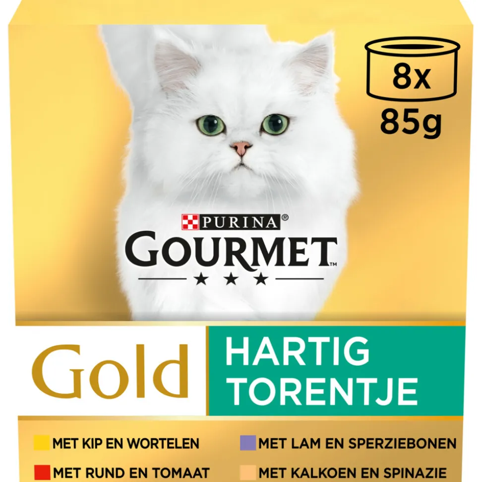 Gourmet Gold Hartig Torentje 8 x 85 gr