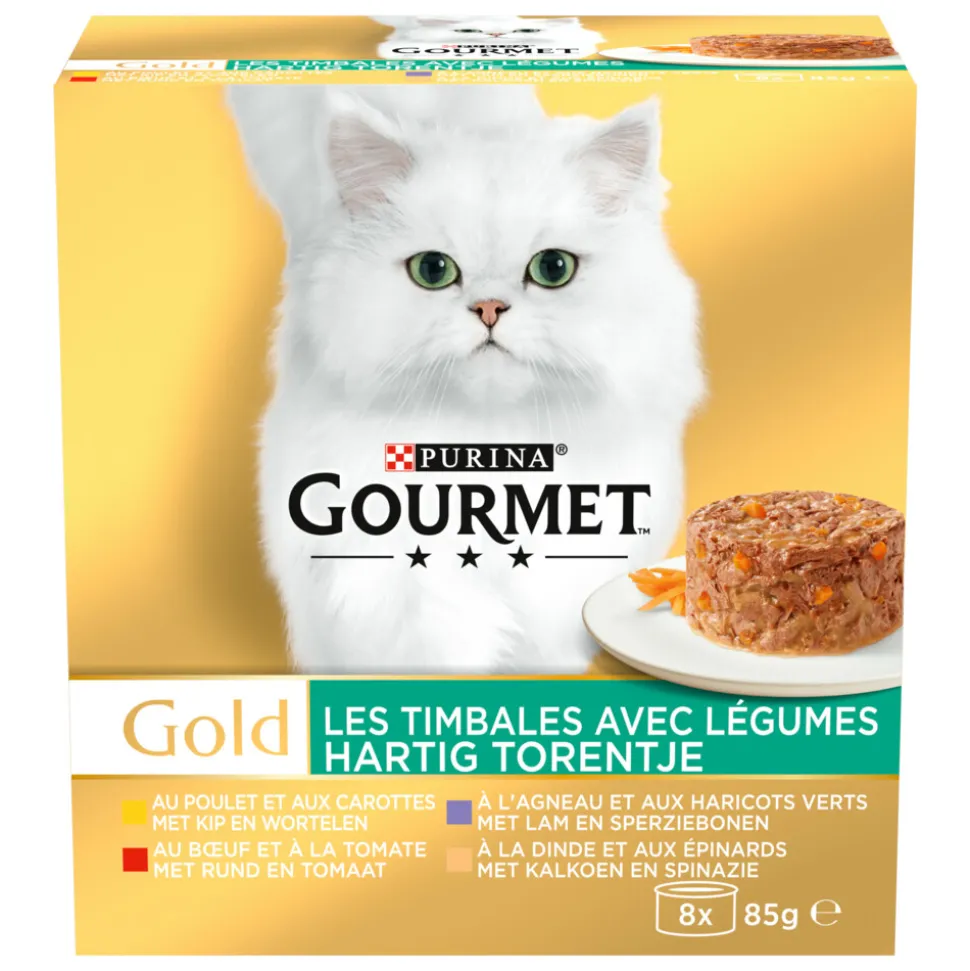 Gourmet Gold Hartig Torentje 8 x 85 gr