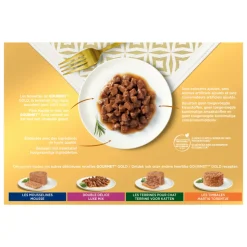 Gourmet Gold Multipack Fijne Hapjes Rood 12 x 85 gr