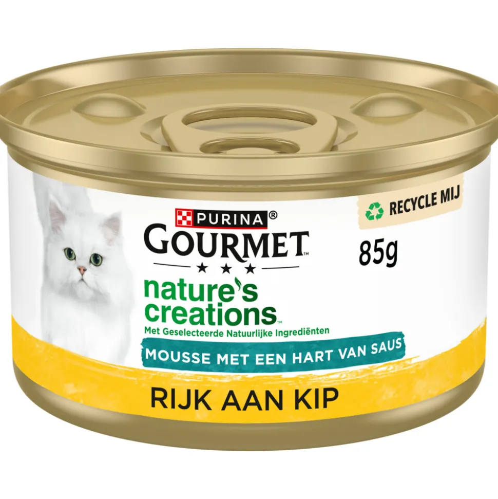 Gourmet Nature's Creations Blik Mousse met Saus Kip 85 gr