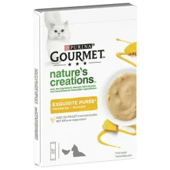 Gourmet Nature's Creations Puree Kip Pompoen 5 x 10 gr