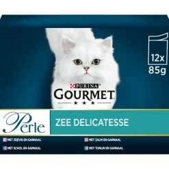 Gourmet Perle Multipack Zee Delicatesse in Saus 12 x 85 gr
