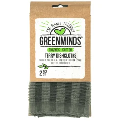 Greenminds Badstof Vaatdoeken 35 x 35 cm 2 stuks