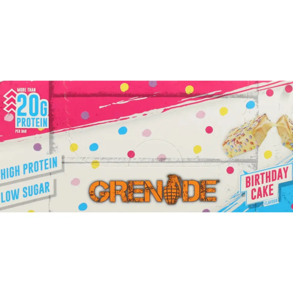 Grenade Protein Bars Birthday Cake 12 x 60 gr