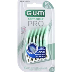 GUM Soft-Picks Pro Medium 60 stuks