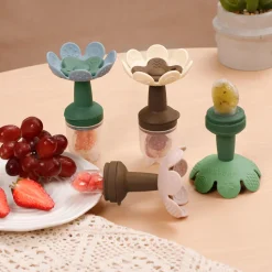 Haakaa Flower Fresh Food Feeder Fruitspeen Pea green