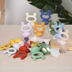 Haakaa Fresh Food Feeder Fruitspeen Steel blue