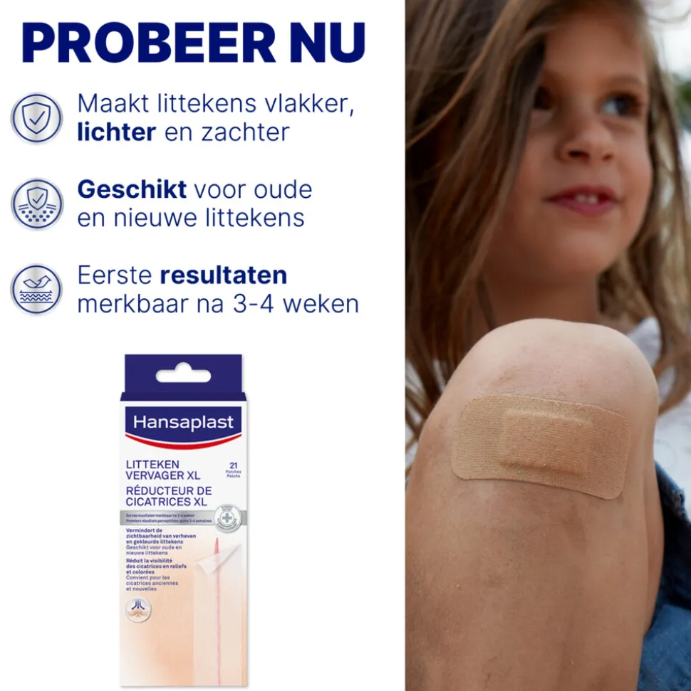 Hansaplast Littekenvervager XL 21 stuks
