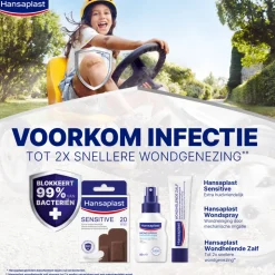 Hansaplast Sensitive Pleister Dark 20 stuks