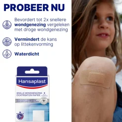 Hansaplast Snelle Wondgenezing Groot 8 stuks