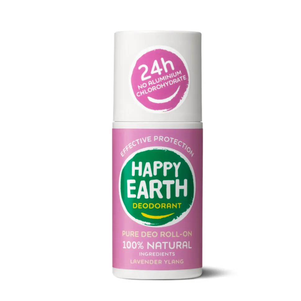 Happy Earth 100% Natuurlijke Deodorant Roller Lavender Ylang 75 ml
