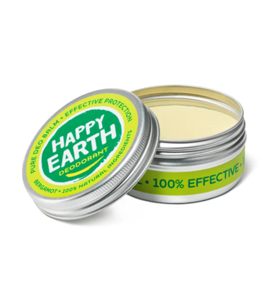 Happy Earth 100% Natuurlijke Deodorant Balm Bergamot 45 gr