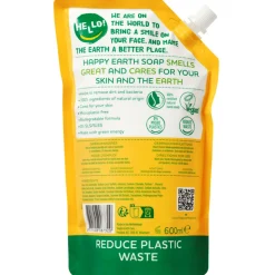 Happy Earth Handzeep Navulling Jasmine Ho Wood 100% Natuurlijk 600 ml