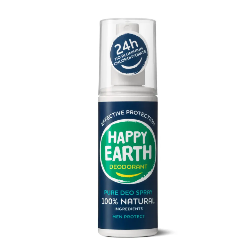 Happy Earth Pure Deodorant Spray Men Protect 100 ml