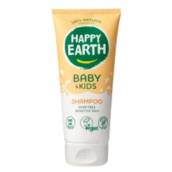 Happy Earth Shampoo 100% Natuurlijk Baby & Kids 200 ml