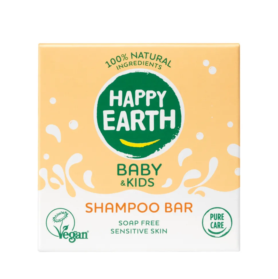 Happy Earth Shampoo Bar 100% Natuurlijk Baby & Kids 50 gr