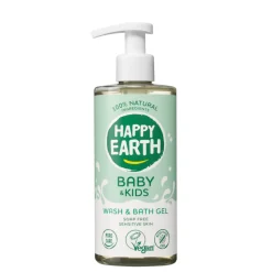 Happy Earth Wasgel 100% Natuurlijk Baby & Kids 300 ml