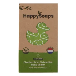 HappySoaps Baby & Kids Body Oil Bar Aloë You Vera Much 61 gr