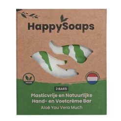 HappySoaps Hand- en Voetcrème Bar Aloë You Vera Much 40 gr
