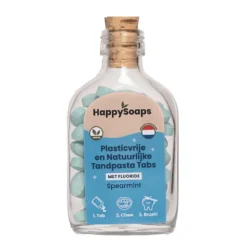 HappySoaps Tandpasta Tabs met Fluoride Spearmint 130 gr