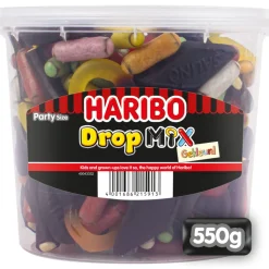 Haribo Dropmix Gekleurd Party 550 gr