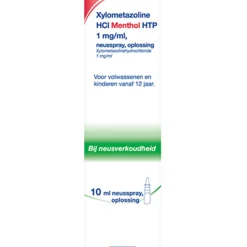Healthypharm Neusspray Xylometazoline 1 mg/ml Menthol 10 ml