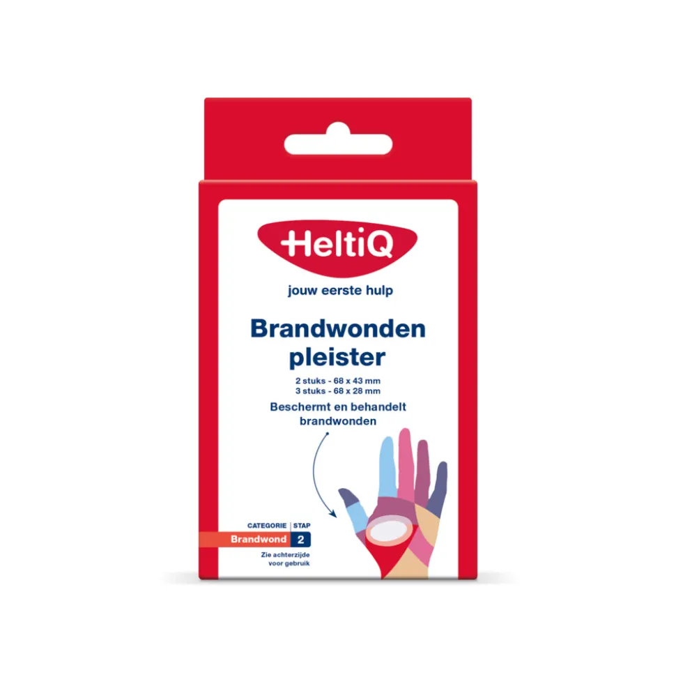 HeltiQ Brandwonden Pleister 5 stuks