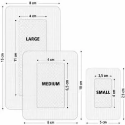 HeltiQ Eilandpleister Small 7,5 cm x 5 cm 8 stuks
