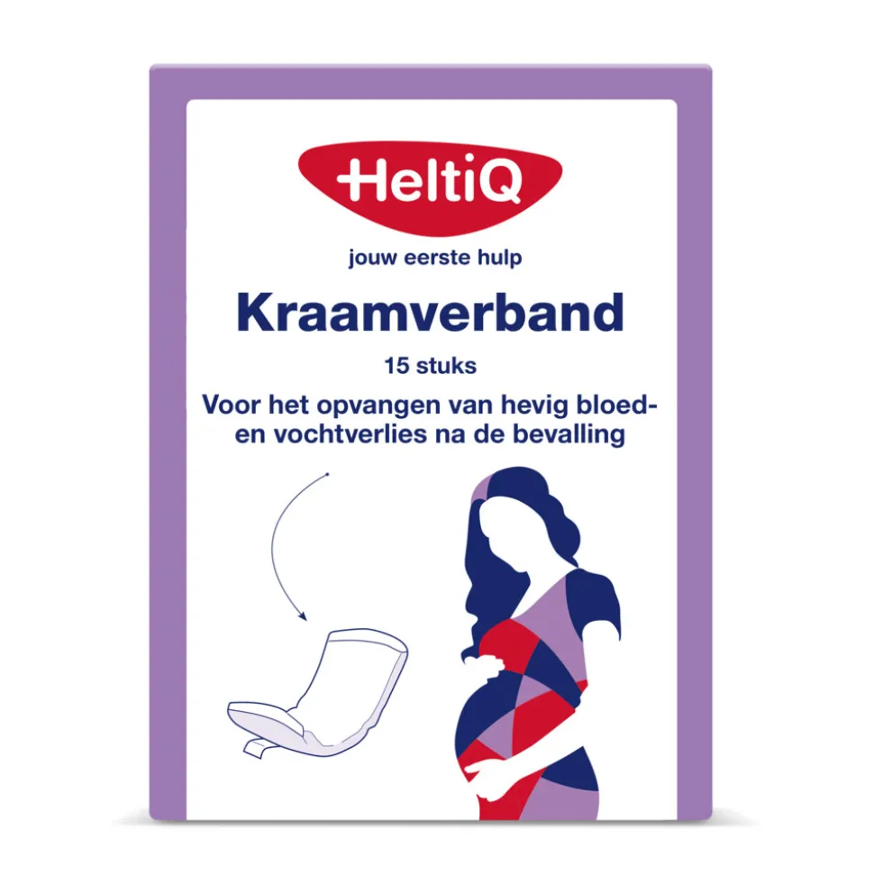 HeltiQ Kraamverband 15 stuks
