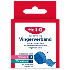 HeltiQ Vingerverband 4 m x 2,5 cm