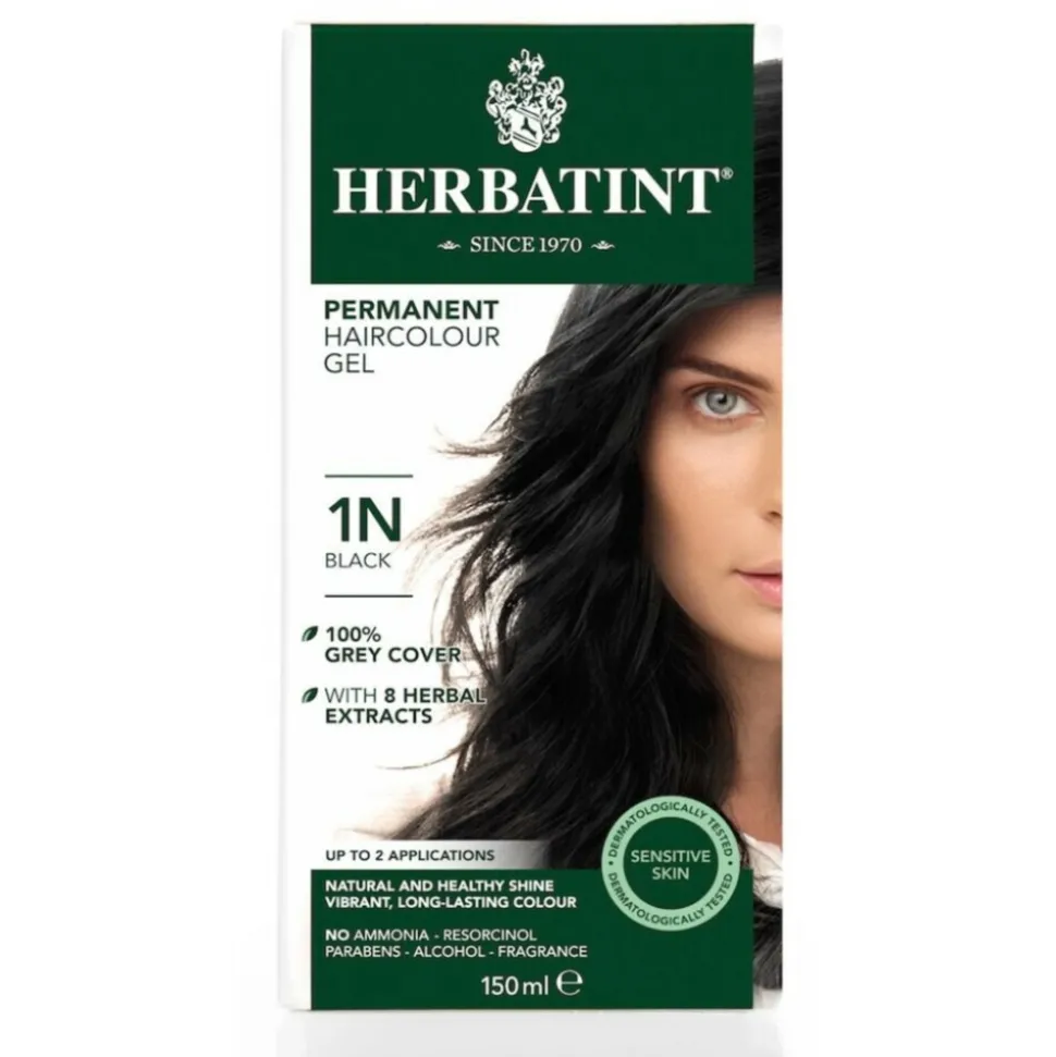 Herbatint Haarverf 1N Zwart 170 ml