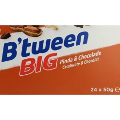 Hero B'tween BIG Mueslireep Pinda & Chocolade 24 x 50 gr