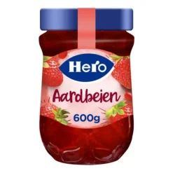 Hero Jam Aardbeien 600 gr
