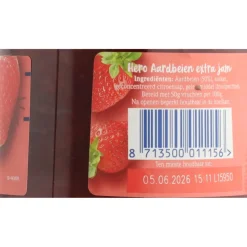 Hero Jam Aardbeien 600 gr