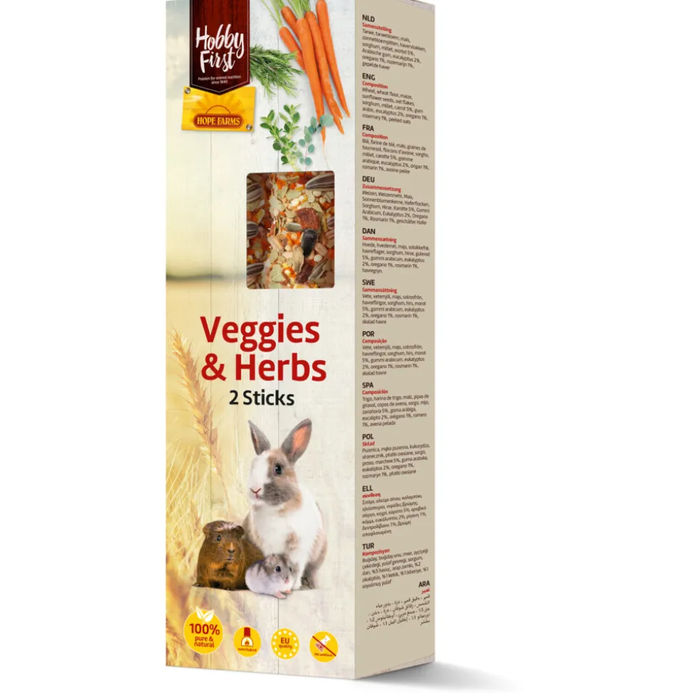 HobbyFirst Hope Farms Sticks Small Animals Veggies & herbs 180 gr