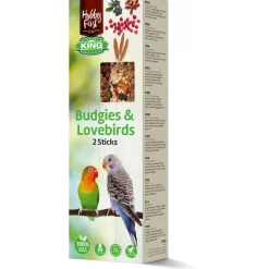 HobbyFirst King Sticks Parkiet & Dwergpapegaai Fruit 60 gr