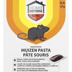 Home Defense Muizen Pasta Alfachloralose Kant-en-Klare Lokdoos Magik Paste 4 stuks