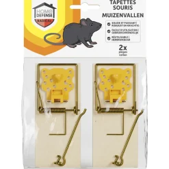 Home Defense Muizenvallen Hout 2 stuks