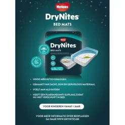 Huggies DryNites Bed Matrasbeschermers 7 stuks