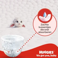 Huggies Little Movers Luierbroekjes Maat 5 (12 - 17 kg) 104 stuks