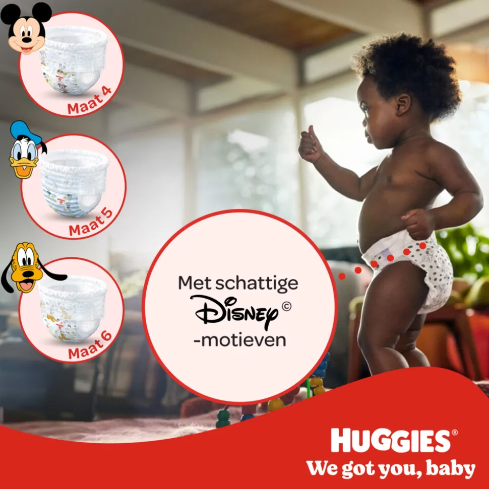 Huggies Little Movers Luierbroekjes Maat 6 (15 - 25 kg) 96 stuks